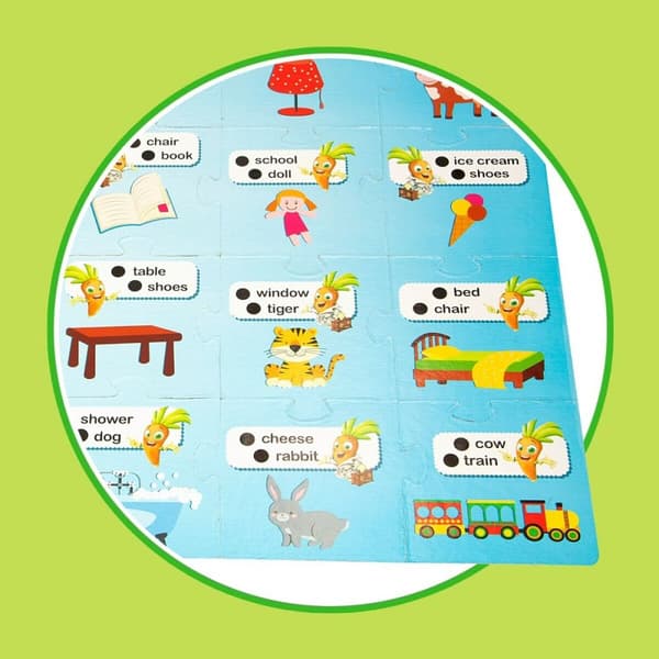 Utbildningsspel Lisciani Giochi Carotina Baby Happy English 4,5 x 14,5 x 3 cm Elektronik Pussel (6 antal)