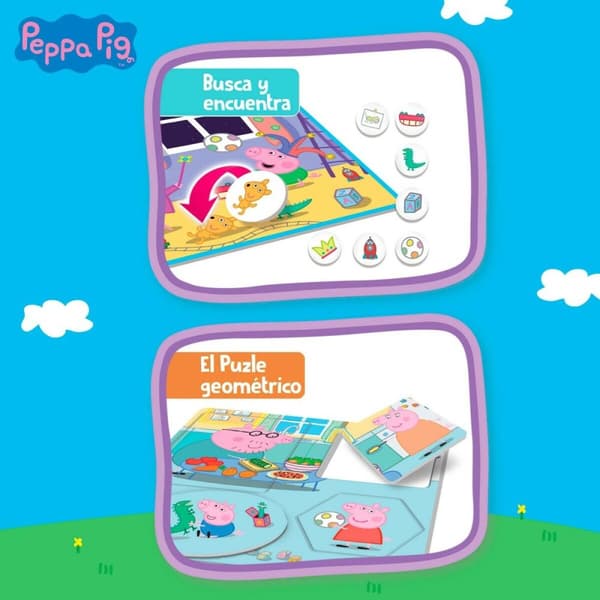 Utbildningsspel Peppa Pig Edu Games Collection 24,5 x 0,2 x 24,5 cm (6 antal) 10-i-1