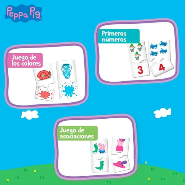 Utbildningsspel Peppa Pig Edu Games Collection 24,5 x 0,2 x 24,5 cm (6 antal) 10-i-1