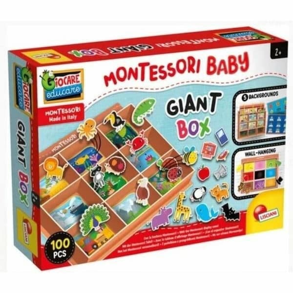 Utbildningsspel Lisciani Giochi Montessori Baby Giant Box