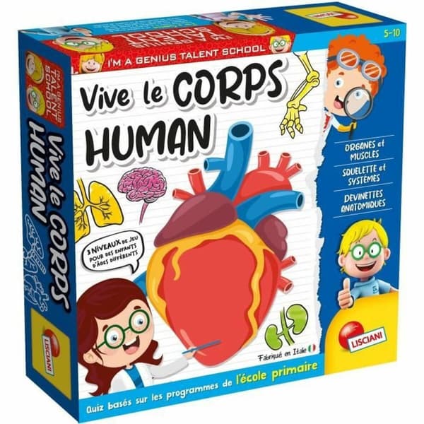 Vetenskapsspel Lisciani Giochi A game about the human body (FR)