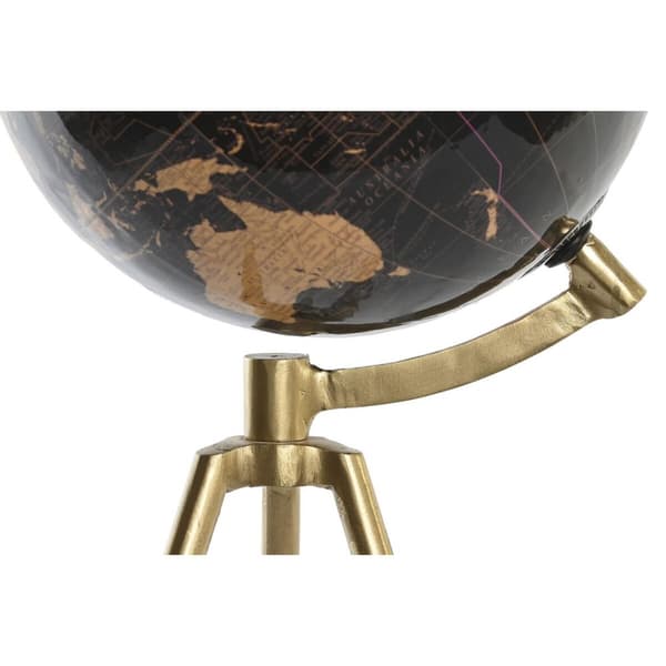 Glob DKD Home Decor Svart Gyllene Metall 20 x 20 x 47 cm
