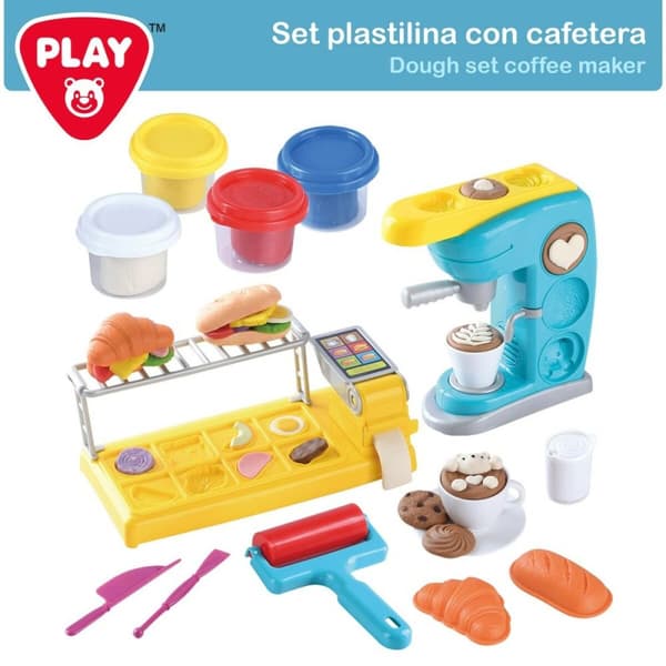 Kreativt Modellervoks Spil PlayGo (2 enheder) Kaffemaskine