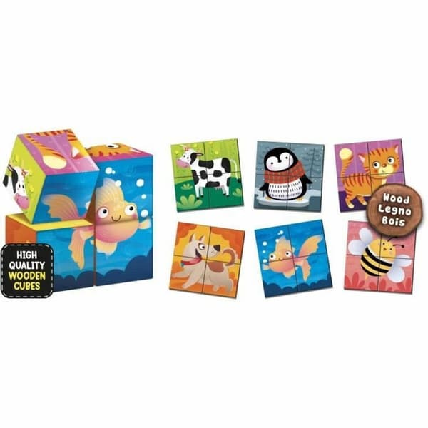 Lærerigt Spil Lisciani Giochi Cubes & Logic 2 in1 (FR)