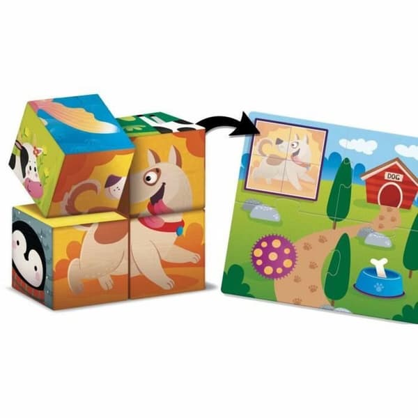 Lærerigt Spil Lisciani Giochi Cubes & Logic 2 in1 (FR)