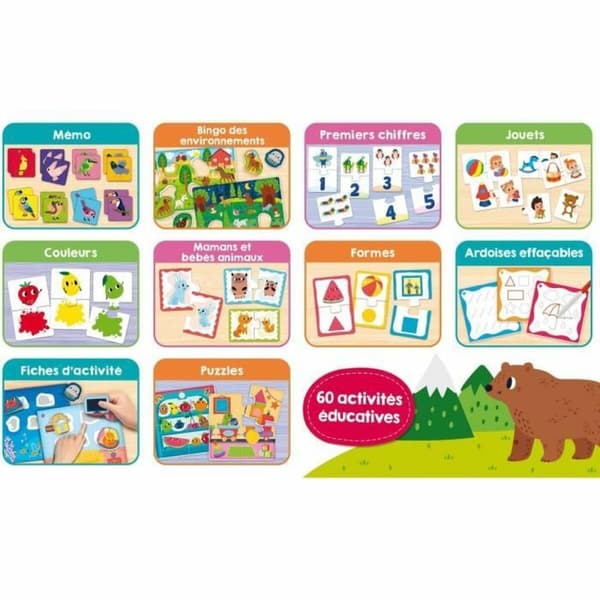 Lærerigt Spil Lisciani Giochi Carotina Baby 60 Jeux (FR)
