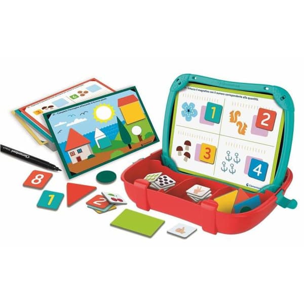 Pedagogisk Spill Clementoni Stresskoffert Nummer Former 27,5 x 23 x 5 cm