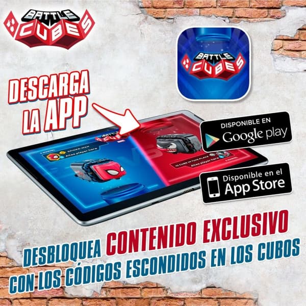 Ferdighetsspill Spider-Man Battle Cubes (12 enheter)