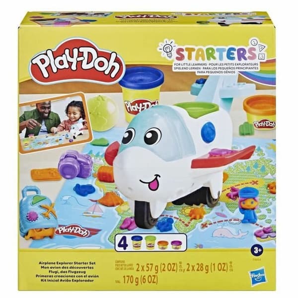 Modelleringsleirespill Play-Doh Airplane Explorer Starter Playset