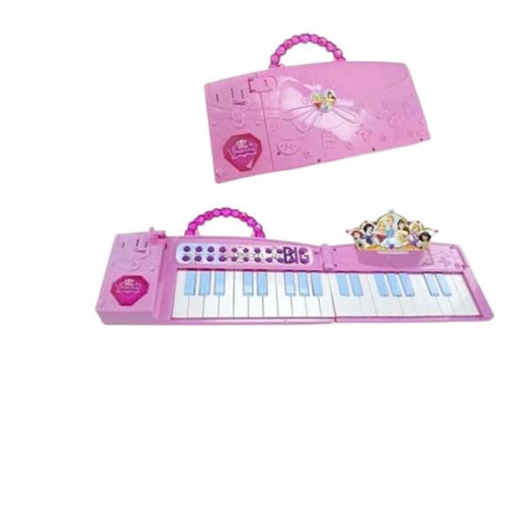 Lekepiano Disney Princess Elektrisk Sammenleggbar Rosa