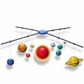Miniatyrbilde 3 av 4: Pedagogisk Spill Hape Kit sistema solare rotante in 3D 37,3 x 28,3 x 6,5 cm