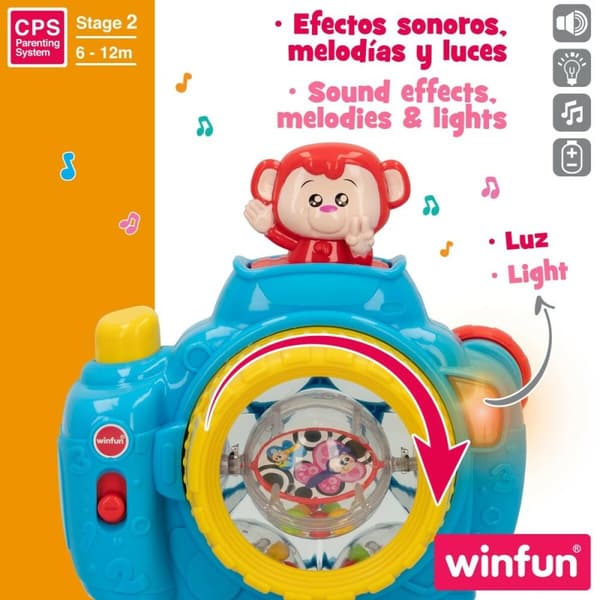 Lasten kamera Winfun Sininen 17 x 16,5 x 8 cm (6 osaa)