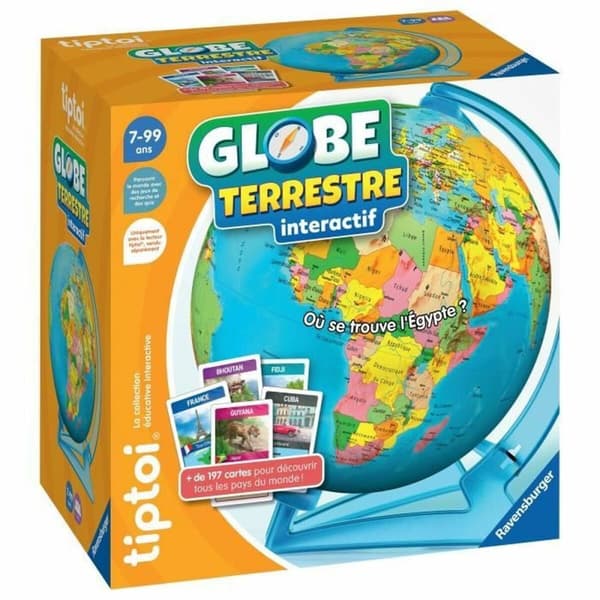 Interaktiivinen maapallo Ravensburger (FR) Muovinen
