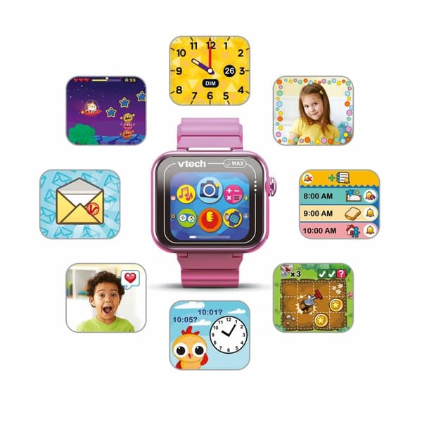 Pikkulasten kellot Vtech Kidizoom Smartwatch Max 256 MB Interaktiivinen Pinkki