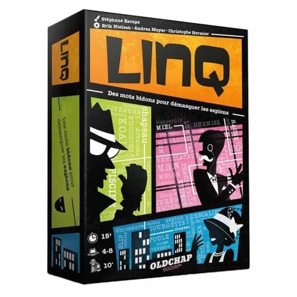 Brädspel - Linq - Oldchap Games - Spionage - Strategi - Avdrag
