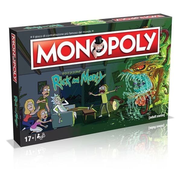 VINNANDE MOVES - RICK AND MORTY MONOPOLY ITALIAN EDITION, 036504