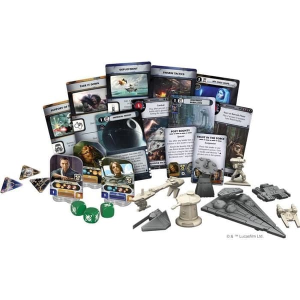 Asmodee Star Wars Rebellion Wargame - Rise of the Empire - Expansion - Bordsskiva