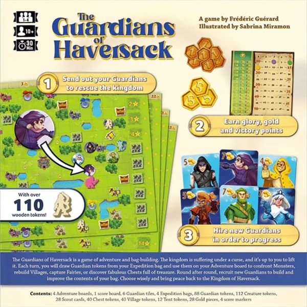 The Guardians of Haversack 7.3 på Board Game Geek Sveriges lägsta pris!