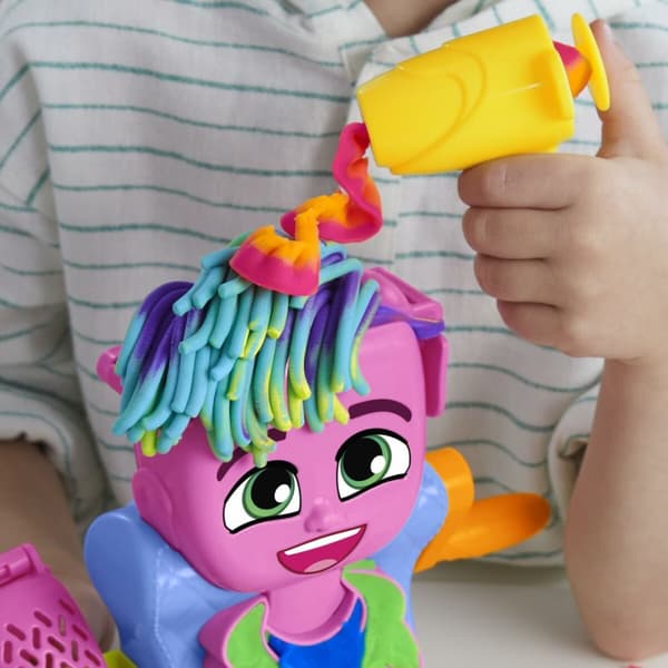 Modellera Spel Hasbro Playdoh Dodatki 6 Burkar Hår