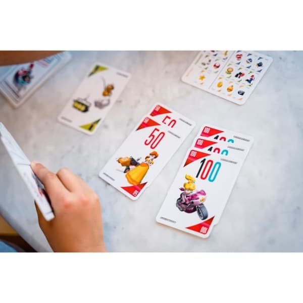 MILLE BORNES MARIO KART 2023 - Kortspel - DUJARDIN - Res de 1000 terminalerna tillsammans med Mario och hans vänner!