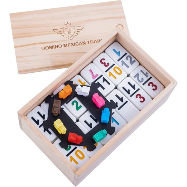 Mexicansk Train Double 12 numre Domino spil