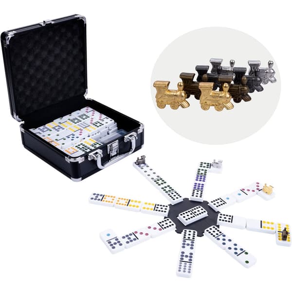 Longfield Mexican Train Double 12 sort kuffert