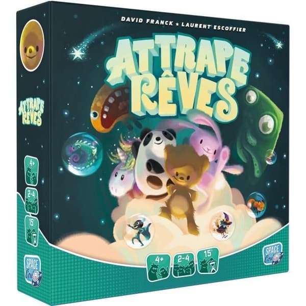 Space Cow | Fånga drömmar | Brädspel | Från 4 år | 2 till 4 spelare | 15 minuter
