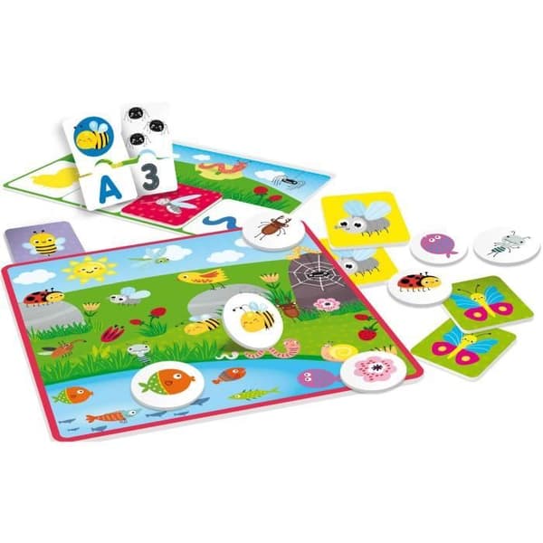 Samling av 10 utbildningsspel - CAROTINA BABY - Balanspel, Utvecklande pussel