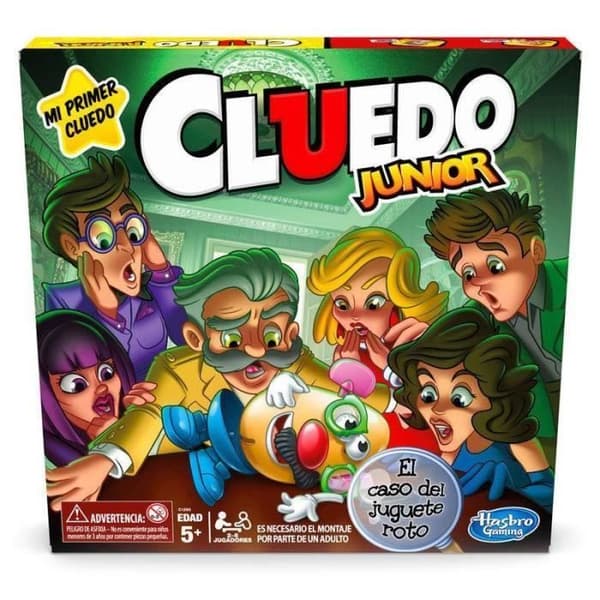 Cluedo Junior brädspel - Ocio Stock - Barn - Svart - 2 spelare eller fler - 30 min