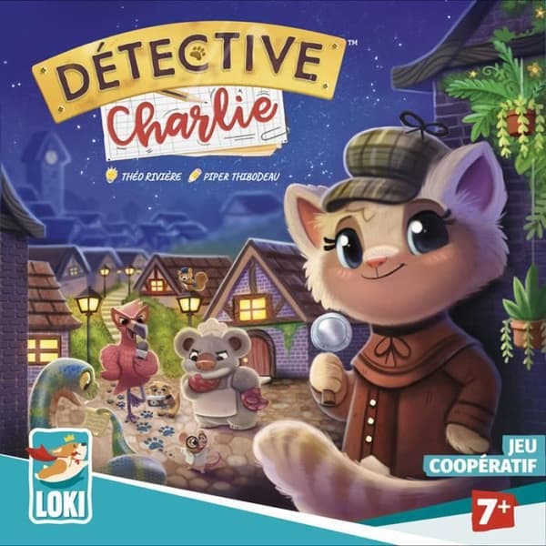 Brädspel - Detektiv Charlie - Samarbetsutredning - Från 7 år - 6 separata utredningar