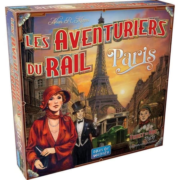 Rail Adventurers Paris - Asmodee - Från 8 år