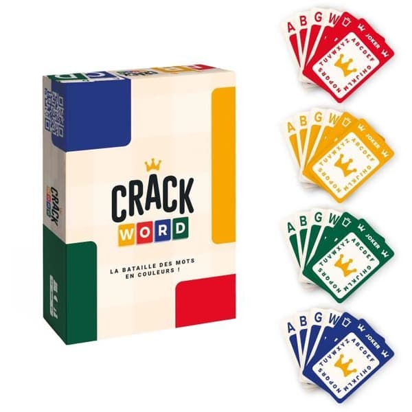 Crack Word - Strategispel - BLACKROCK - Kreativitet och list