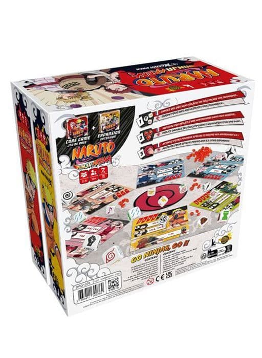 Brädspel - AC-DÉCO - Naruto Ninja Arena - Förlängningspaket spel + Genin Pack - 2 till 6 spelare - 10 år och uppåt