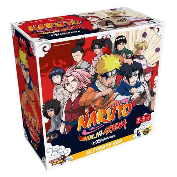 Brädspel - AC-DÉCO - Naruto Ninja Arena - Förlängningspaket spel + Genin Pack - 2 till 6 spelare - 10 år och uppåt