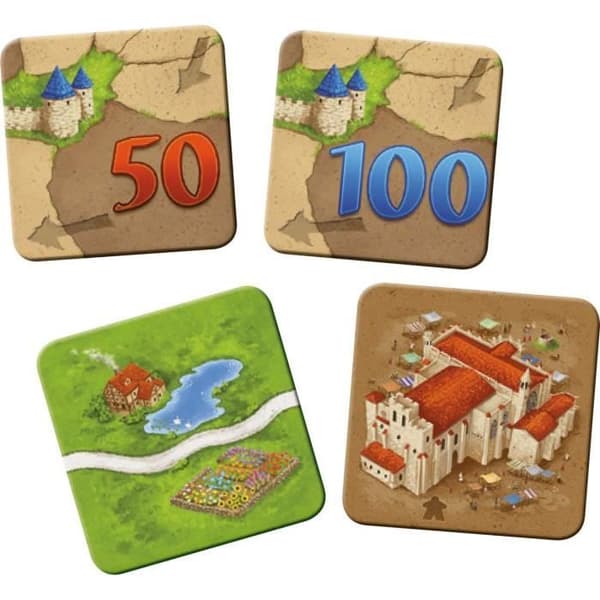 Z-Man-spel | Carcassonne - Utbyggnad 1 Värdshus och katedraler | Brädspel | Från 7 år | 2 till 6 spelare | 40 minuter