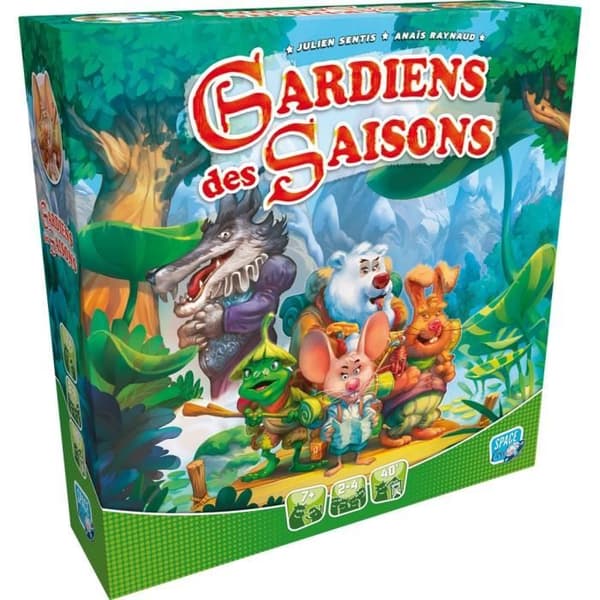 Brädspel - ASMODEE - Årstidernas väktare - kooperativ - familj