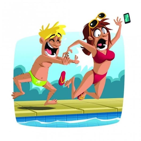 Plouf Party - ASMODEE - Brädspel - Från 6 år - 3 till 6 spelare - 15 minuter