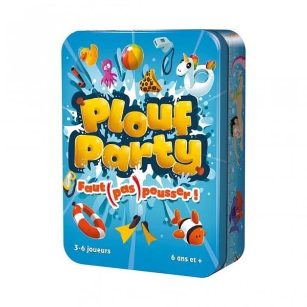 Plouf Party - ASMODEE - Brädspel - Från 6 år - 3 till 6 spelare - 15 minuter