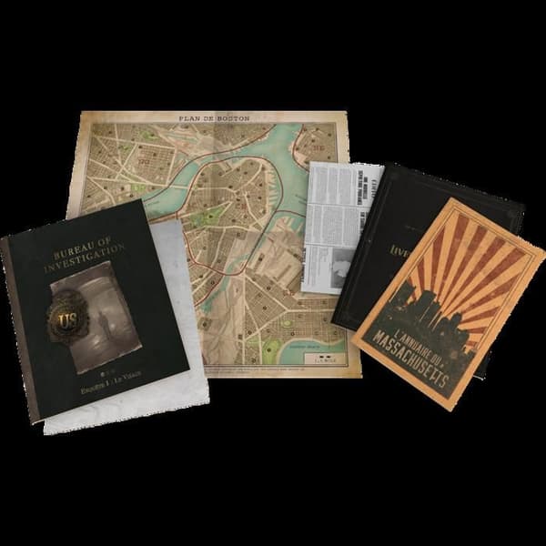 Asmodee Spel av atmosfär Utredningsbyrå Utredningar i Arkham - 9782370990389