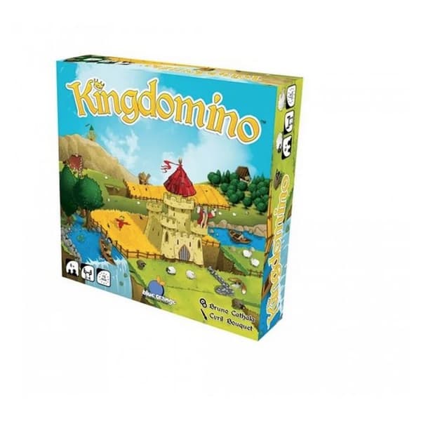 Kingdomino pusselspel - BLÅ ORANGE - Kingdomino modell - 2 eller fler spelare - Vuxen - Blå