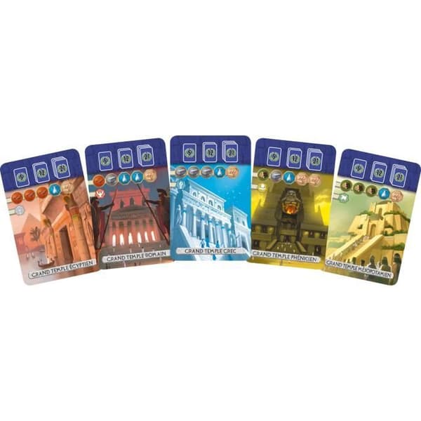 Produktionsvila | 7 Wonders: Duel - Pantheon Expansion | Brädspel | Från 10 år | 2 spelare | 30 minuter