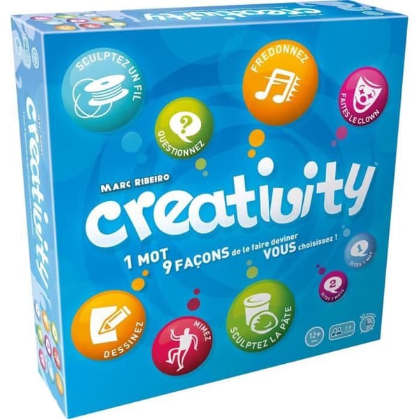 MHR-spel | Kreativitet | Brädspel | Från 12 år | 2 till 8 spelare | 30 minuter