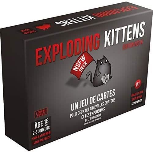 Kortspel - ASMODEE - Exploding Kittens NSFW Edition 2022 - Vuxen - Flerfärgad - 15 min