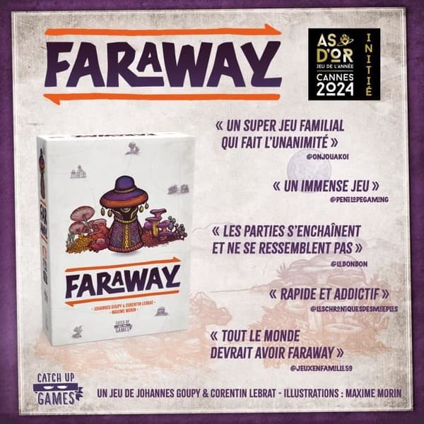 Faraway - Kortspel - BLACKROCK - Stimulerande utmaningar för erfarna spelare
