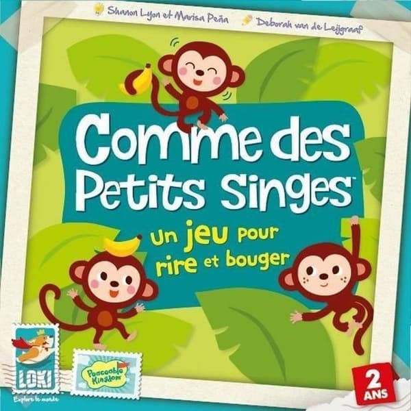 Brädspel Like Little Monkeys - IELLO - Atmosfär - Från 2 år