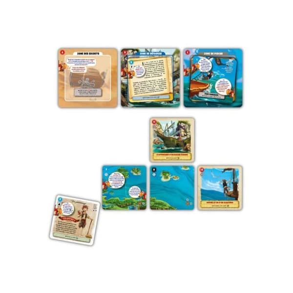 Brädspel - Cartaventura Odyssey - The treasure of Libertalia - BLAM - Ålder 8 och uppåt - Vit - Flerfärgad