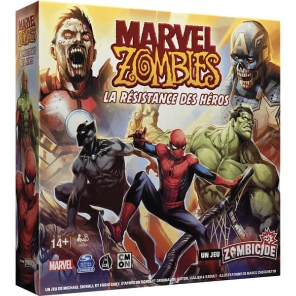 Brädspel - Marvel Zombies - The Resistance of Heroes - 1 till 4 spelare - 60 min