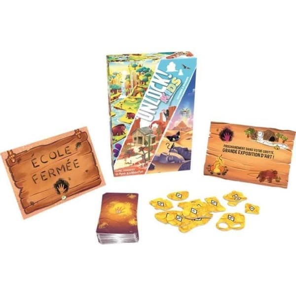 Låsa upp! Kids Histoires Epoques - Asmodee - Brädspel - Gåtor och äventyr för barn
