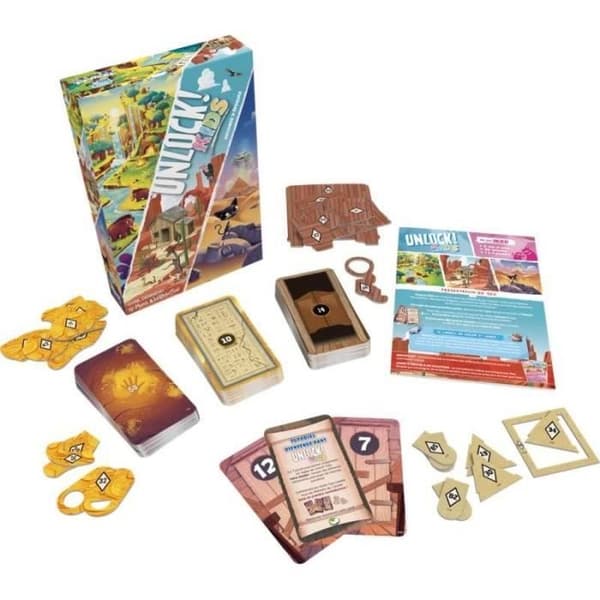 Låsa upp! Kids Histoires Epoques - Asmodee - Brädspel - Gåtor och äventyr för barn