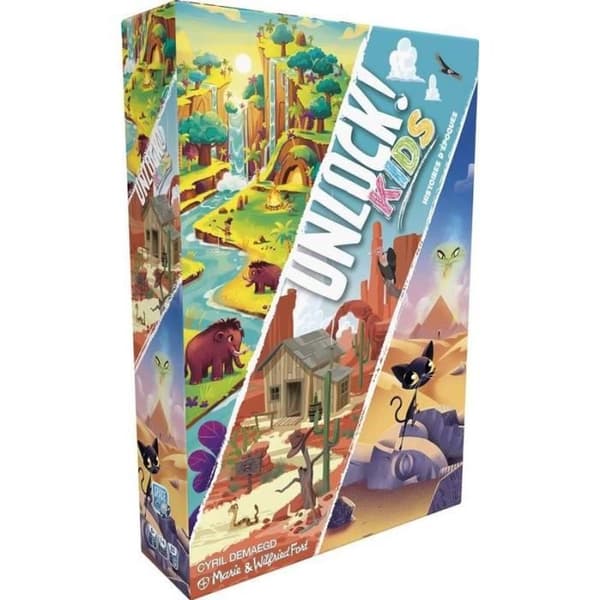 Låsa upp! Kids Histoires Epoques - Asmodee - Brädspel - Gåtor och äventyr för barn
